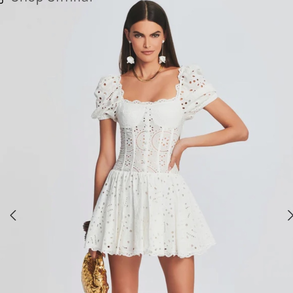Charo Ruiz Ibiza Yara Eyelet Dress